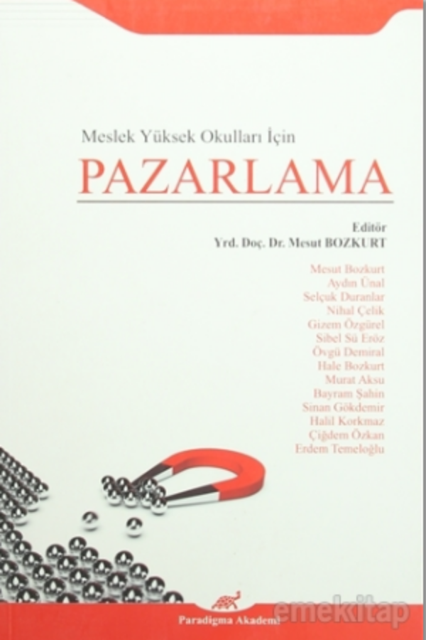 Meslek Yüksek Okulları İçin Pazarlama